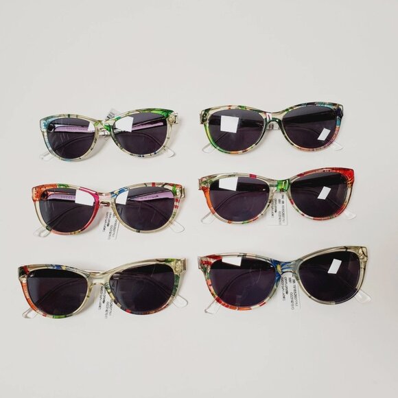 GUCCI SUNGLASSES GG 3742 2G2 140 OPTYL FLORA BUTTERFLY METALLIC TEMPLES - Picture 4 of 8